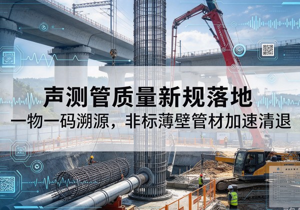 广河声测管质量新规落地，一物一码溯源，非标薄壁管材加速清退