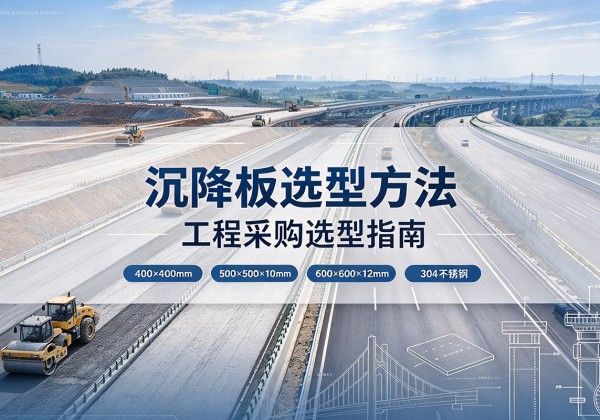 广河沉降板选择方法